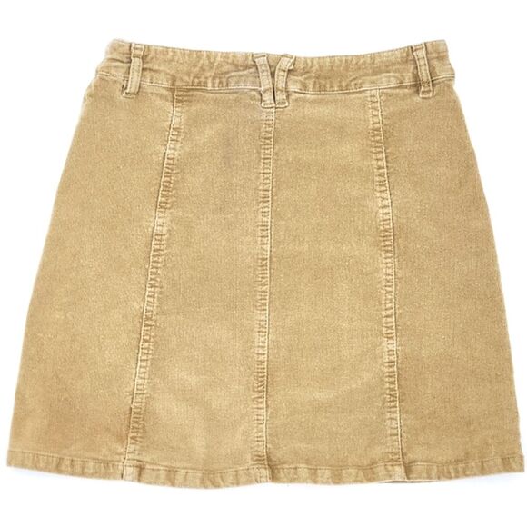 Altar'd State Button Distressed Corduroy Mini Skirt Womens Size Small Y2K Style - Picture 3 of 9